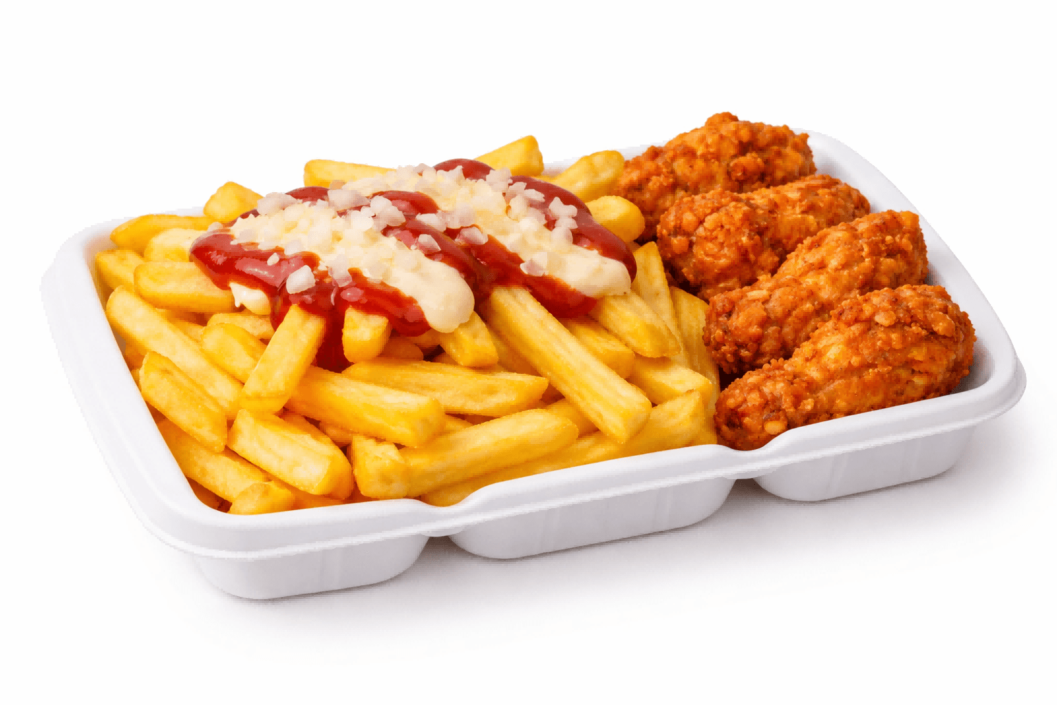 Superfrites hot en crispy wings